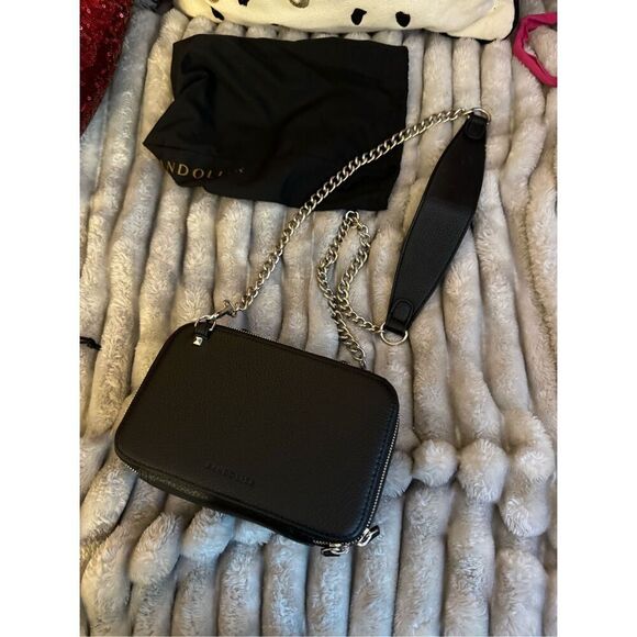 Bandolier cameron convertible crossbody bag & matching curb chain w/shoulder str - Picture 13 of 13